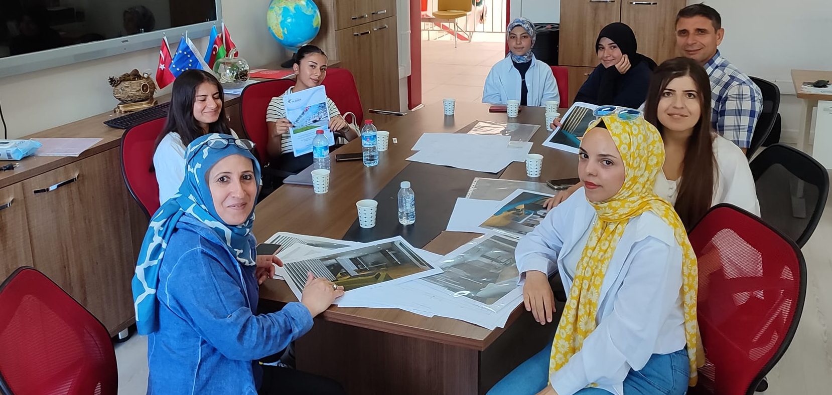 3 Boyutlu Staj Teknolojileri Öğrencilerimizin Şube Müdürümüzle Değerlendirme Toplantısı